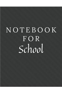 Notebook For School