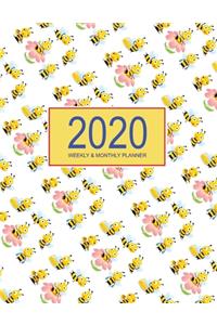 2020 Planner Weekly & Monthly 8.5x11 Inch