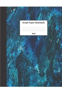 Graph Paper Notebook 4x4: Quad Ruled 4 Squares Per Inch Grid Paper. Math and Science Composition Notebook for Students and Teachers. Perfect for Sums, Graphing, Coordinates a