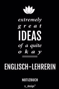 Notizbuch für Englisch-Lehrer / Englisch-Lehrerin