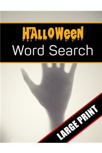 Halloween Word Search Large Print