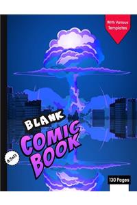 Blank Comic Book for Kids with Various Templates