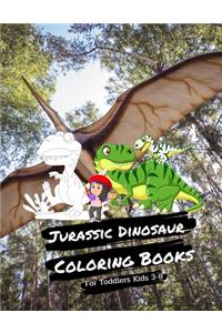 Jurassic Dinosaur Coloring Books For Toddlers Kids 3-8