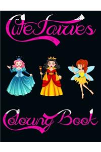 Cute Fairies coloring book