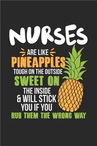 Nurses Are Like Pineapples. Tough On The Outside Sweet On The Inside