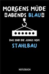 Morgens müde abends blau das sind die Jungs vom Stahlbau