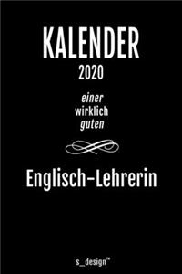 Kalender 2020 für Englisch-Lehrer / Englisch-Lehrerin