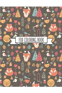 Fox Coloring Book