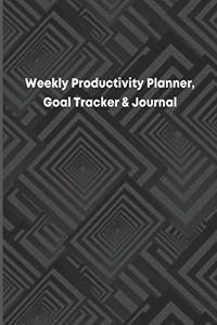 Weekly Productivity Planner, Goal Tracker & Journal