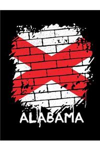 Graffiti Alabama State Flag Journal