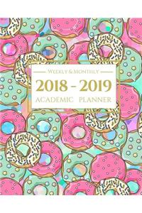 2018-2019 Academic Planner Weekly and Monthly