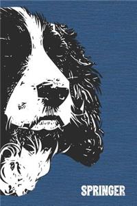 English Springer Spaniel Lined Notebook