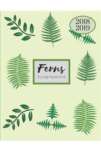 2018 2019 Ferns 15 Months Daily Planner