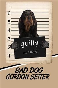 Bad Dog Gordon Setter: Isometric Dot Drawing Paper Notebook Featuring 120 Pages 6x9