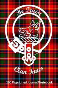 Clan Innes 100 Page Lined Journal/Notebook