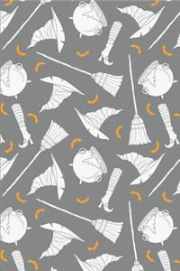 Wizard and Witch Pattern Cute Horror Decoration 14