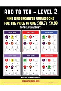 Numbers Worksheets (Add to Ten - Level 2)