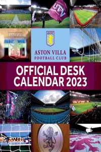 The Aston Villa FC 2023 Desk Easel Calendar