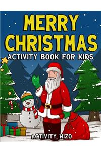 Merry Christmas Activity Book For Kids