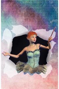 Fairy Surprise Popout Journal Notebook, Unruled & Unlined Paper: 100 Sheets / 200 Pages, 5.5
