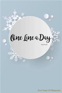 One Line A Day journal