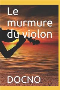 Le murmure du violon