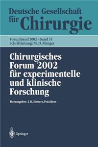 Chirurgisches Forum 2002