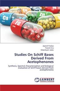 Studies on Schiff Bases Derived from Acetophenones