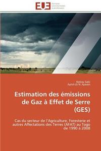 Estimation des émissions de gaz à effet de serre (ges)