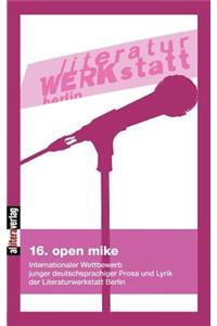 16. open mike