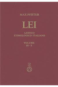 Lessico Etimologico Italiano. Band 3 (III.2)