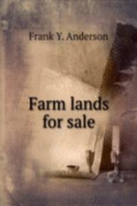 Farm lands for sale