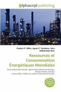 Ressources Et Consommation Energetiques Mondiales