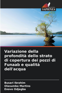 Variazione della profondità dello strato di copertura dei pozzi di Funaab e qualità dell'acqua