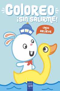 Coloreo Â¡sin salirme! Conejo: Lineas en relieve