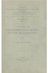 Collection of Unpublished Syriac Letters of Cyril of Alexandria