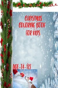 Christmas Coloring Book For Kids, age(4-12)