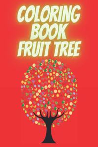 coloring book A fruit tree