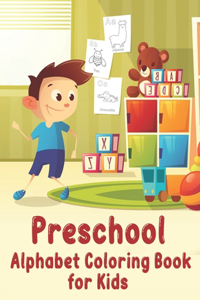 Preschool Alphabet Coloring Book