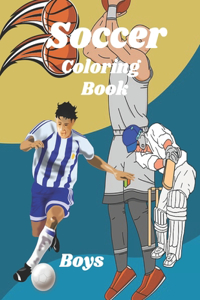 Soccer coloring book