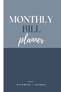 Monthly Bill Planner