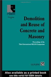 Demolition and Reuse of Concrete and Masonry