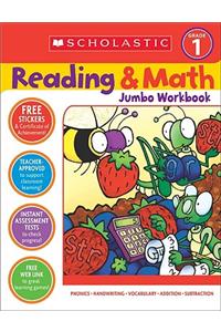 Reading & Math Jumbo Workbook: Grade 1