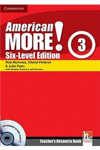 American More! Six-Level Edition Level 3 Teacher's Resource Book with Testbuilder CD-Rom/Audio CD
