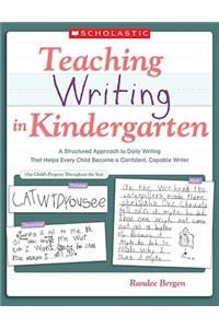 Teaching Writing in Kindergarten