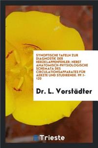 Synoptische Tafeln Zur Diagnostik Der Herzklappenfehler