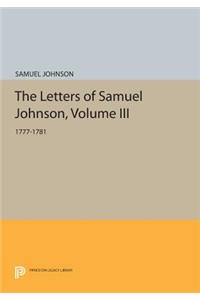 The Letters of Samuel Johnson, Volume III
