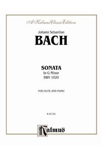 BACH SONATA G MINOR FL PA