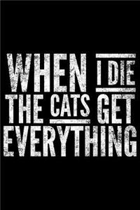 When I die the cats get everything