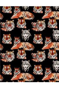Multipurpose Notebook Composition Journal Diary - Tigers Tigers Tigers
